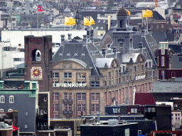 The Bijenkorf department store, viewed from the A`DAM Lookout Outdoor observation deck at the A`DAM Tower