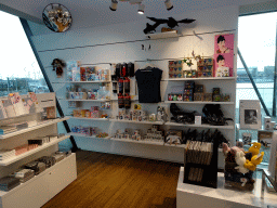 Interior of the souvenir shop at the first floor of the EYE Film Institute Netherlands