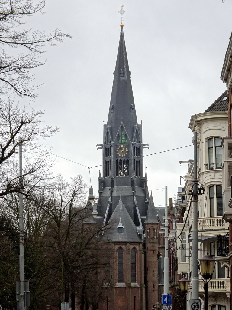 East side of the Vondelkerk church, viewed from the Vondelstraat street