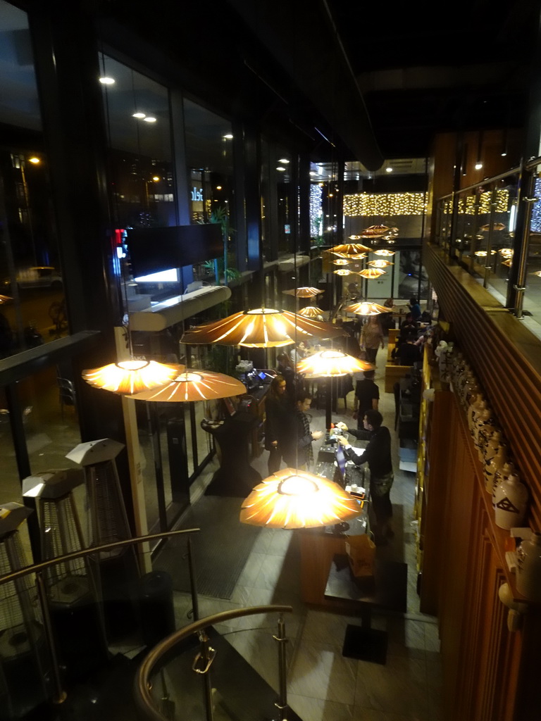 Interior of the Tanuki restaurant at the Gelderlandplein shopping mall, viewed from the staircase