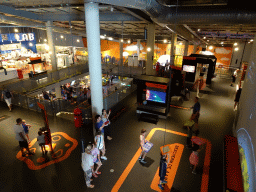 The Third and Second Floors of the NEMO Science Museum, viewed from the Fourth Floor