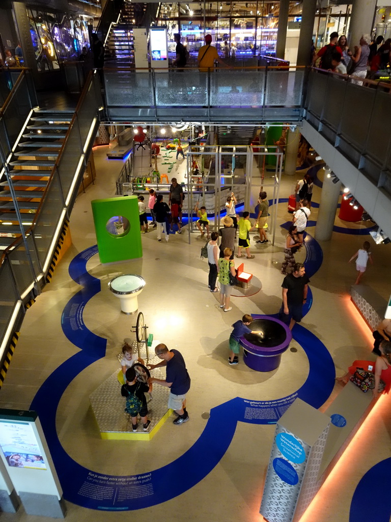The First Floor of the NEMO Science Museum, viewed from the Second Floor