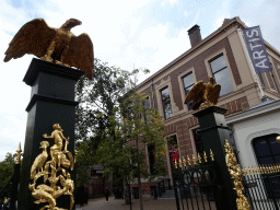 Entrance gate to the Royal Artis Zoo at the Plantage Kerklaan street