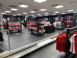 Interior of the Ajax Fan Shop at the ground floor of the Johan Cruijff Arena