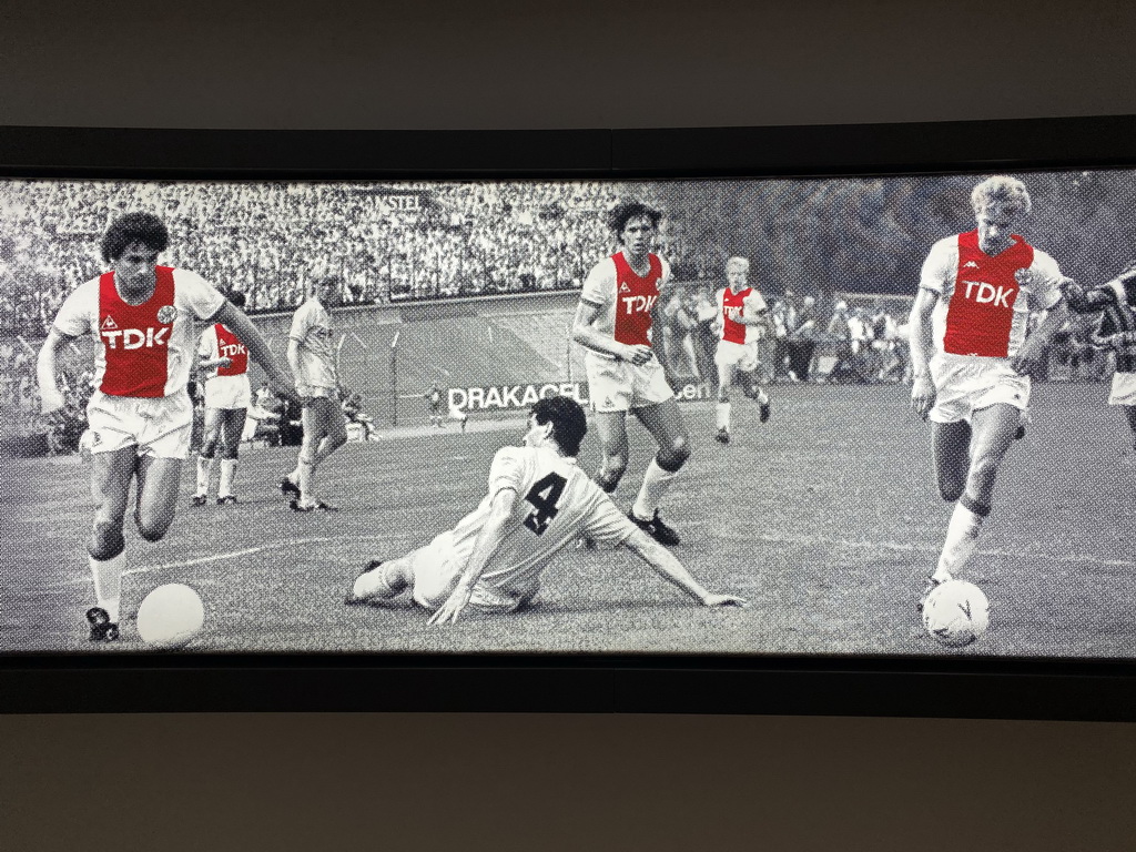 Photographs at the third floor of the Johan Cruijff Arena
