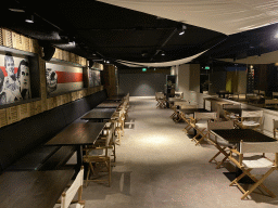 Interior of the ON5th restaurant at the fifth floor of the Johan Cruijff Arena