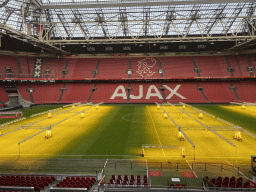 The interior of the Johan Cruijff Arena, viewed from the Royal Box at the fifth floor