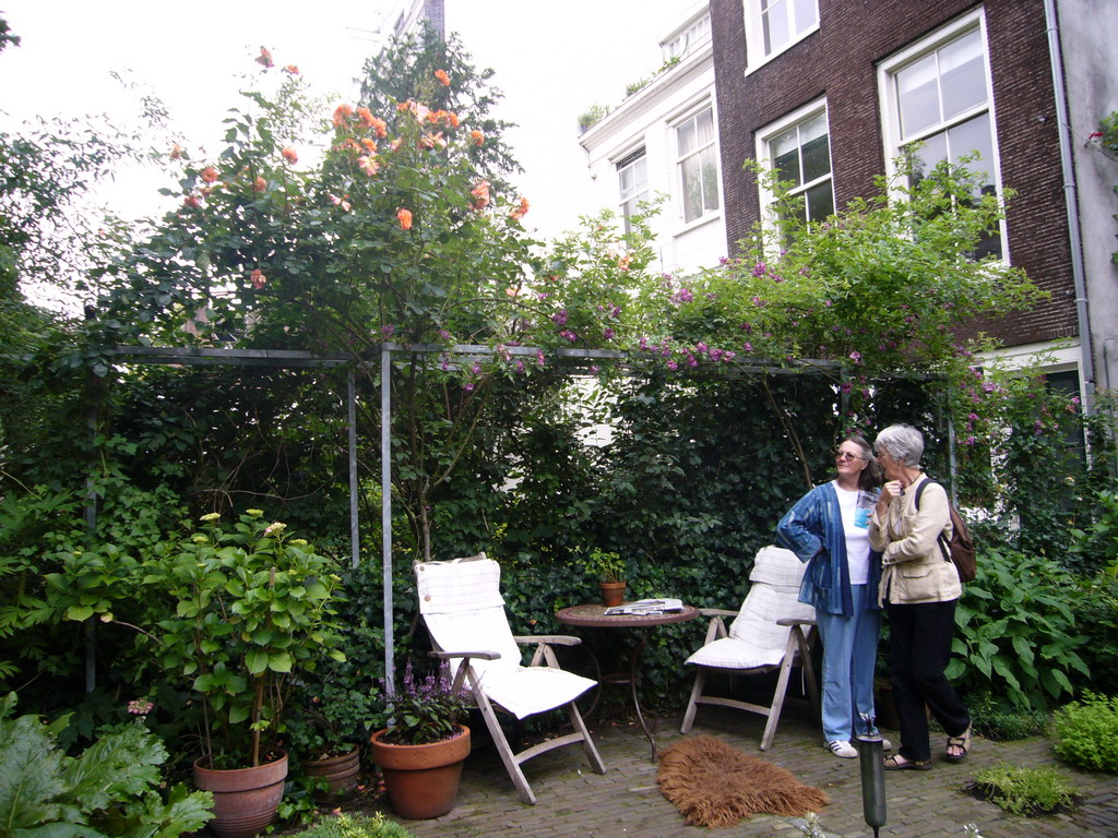 Garden of the Brouwersgracht 33 house