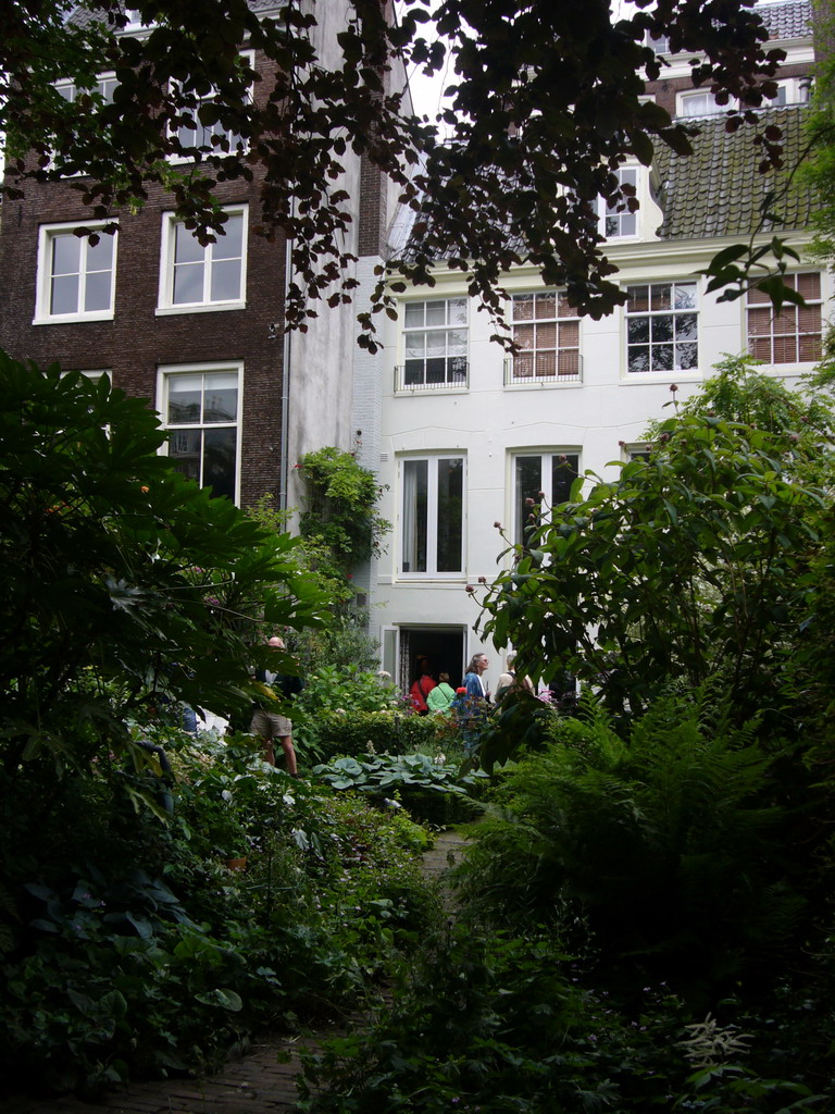 Garden of the Brouwersgracht 33 house