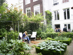 Garden of the Brouwersgracht 33 house