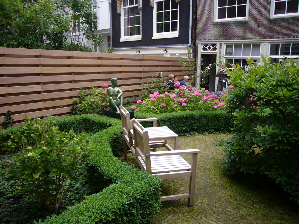 Garden of a building at the Keizersgracht street