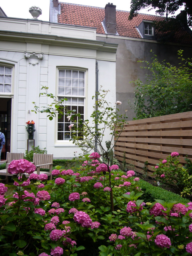 Garden of a building at the Keizersgracht street