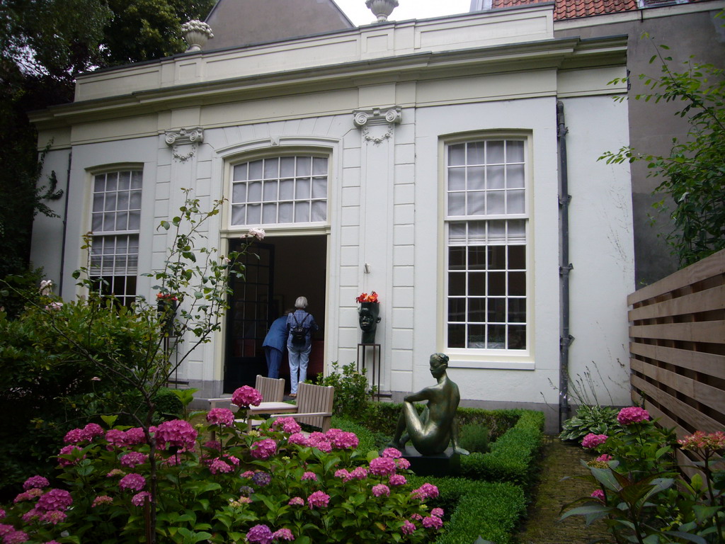 Garden of a building at the Keizersgracht street