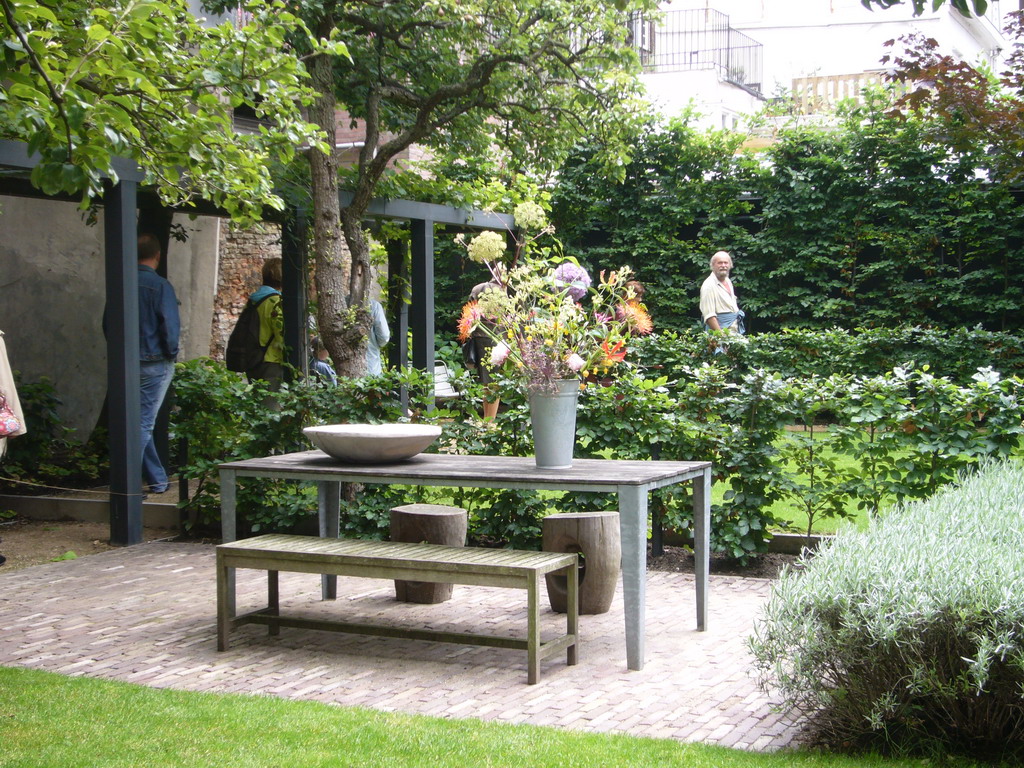 Garden of a building at the Keizersgracht street