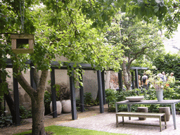 Garden of a building at the Keizersgracht street