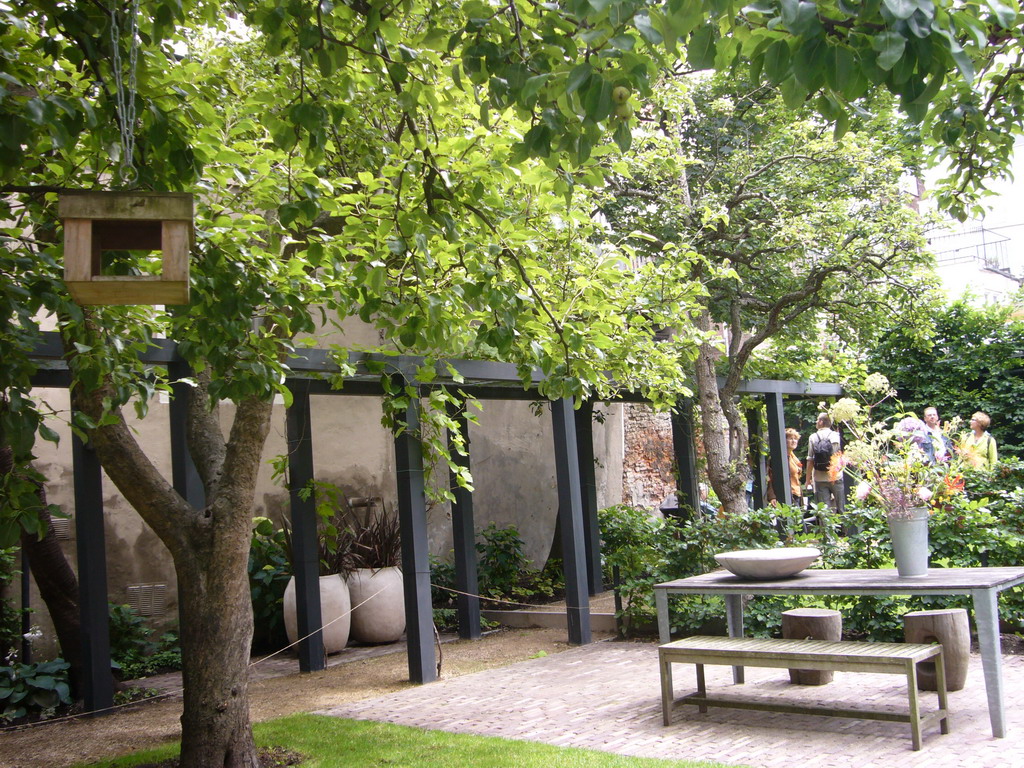 Garden of a building at the Keizersgracht street