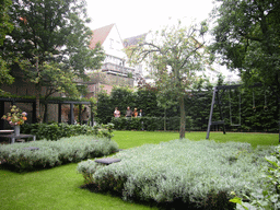 Garden of a building at the Keizersgracht street