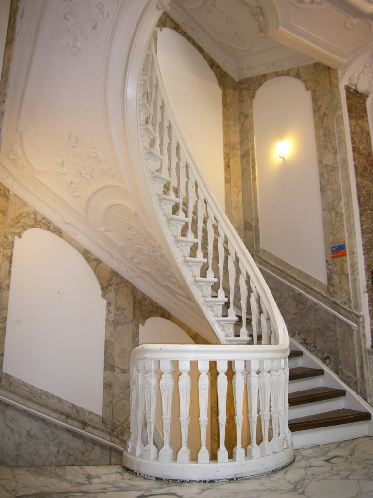 Staircase at a building at the Herengracht street