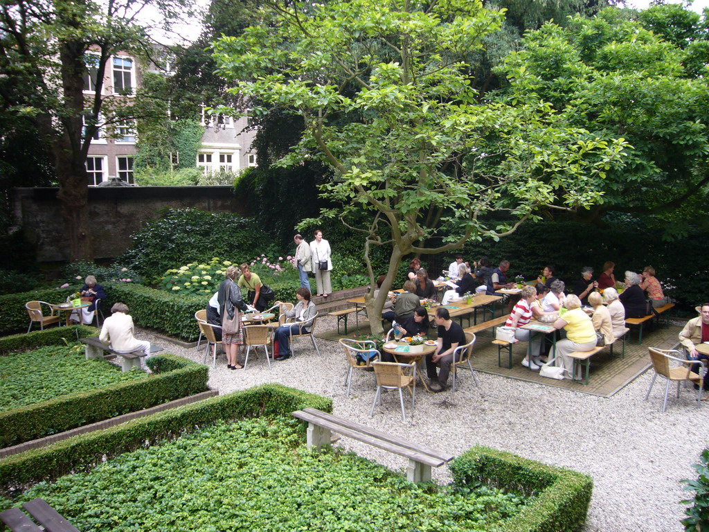 Garden of a building at the Herengracht street