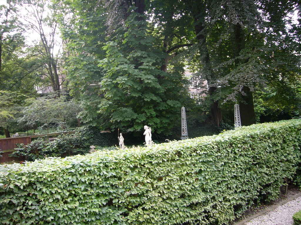 Garden of a building at the Herengracht street