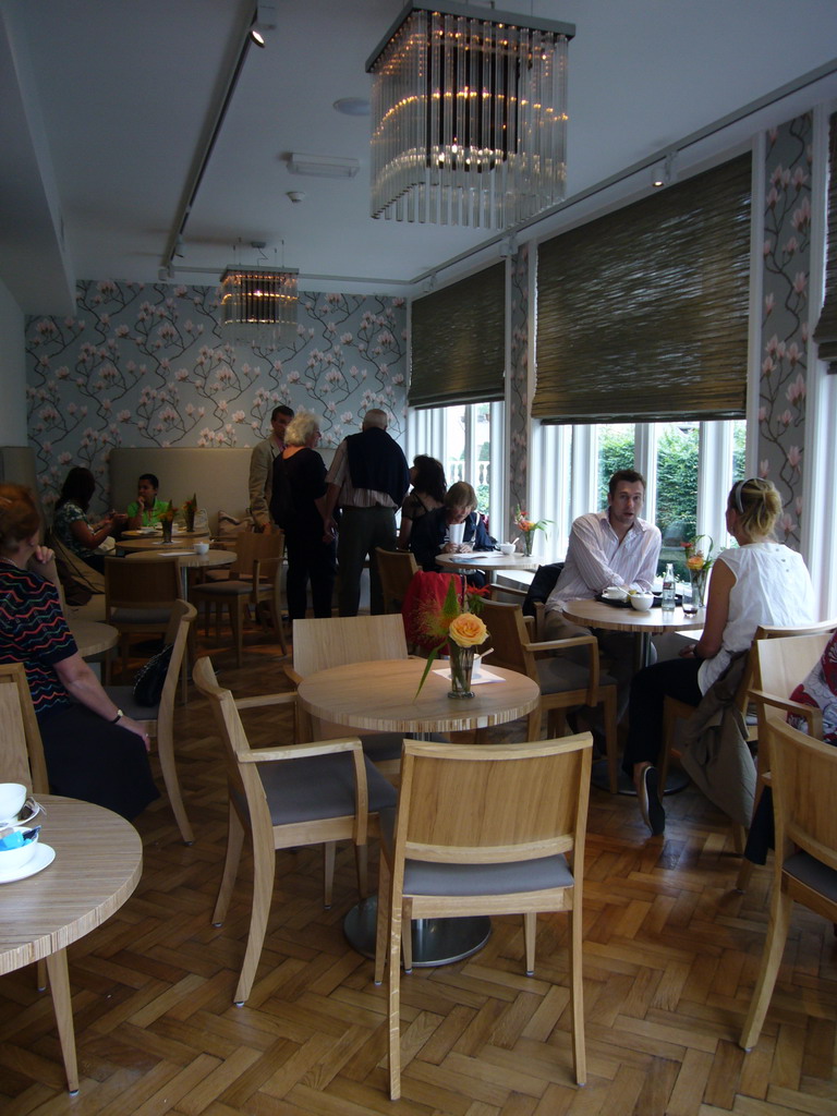 Interior of the restaurant of the Tassenmuseum Hendrikje