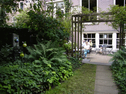 Garden of a building at the Herengracht street