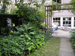 Garden of a building at the Herengracht street