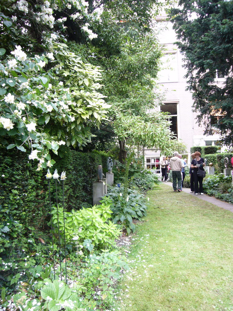 Garden of a building at the Herengracht street