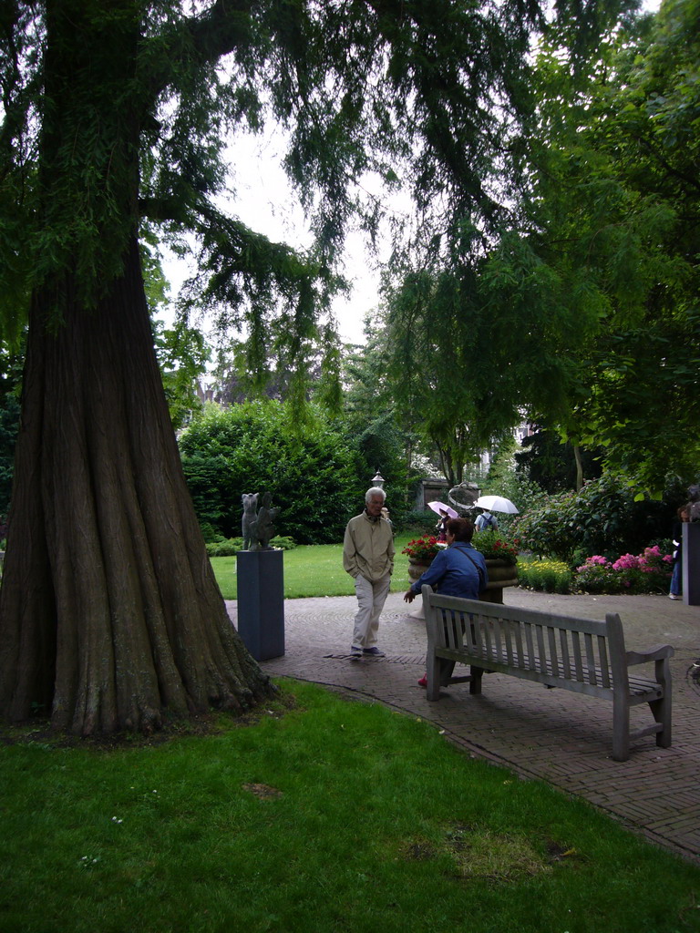 Garden of a building at the Herengracht street