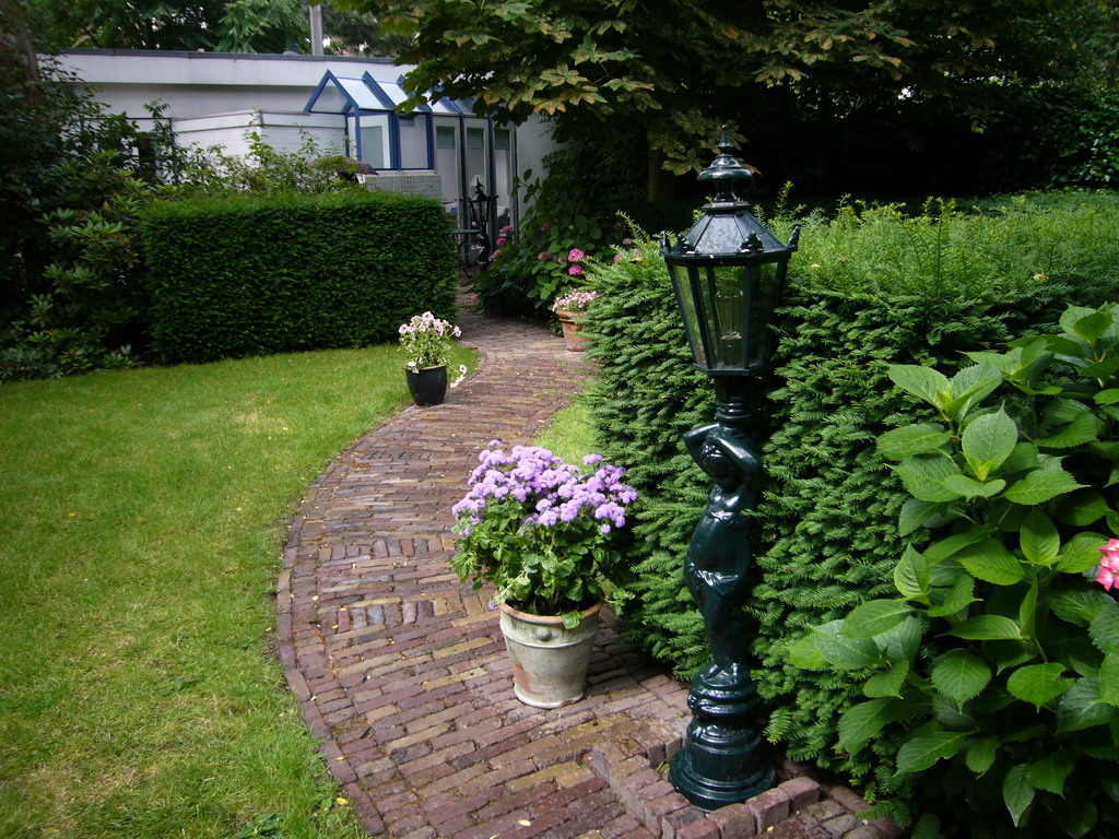 Garden of a building at the Herengracht street