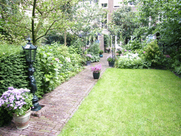 Garden of a building at the Herengracht street