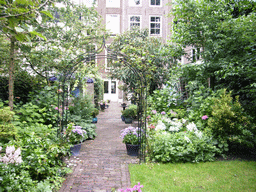 Garden of a building at the Herengracht street