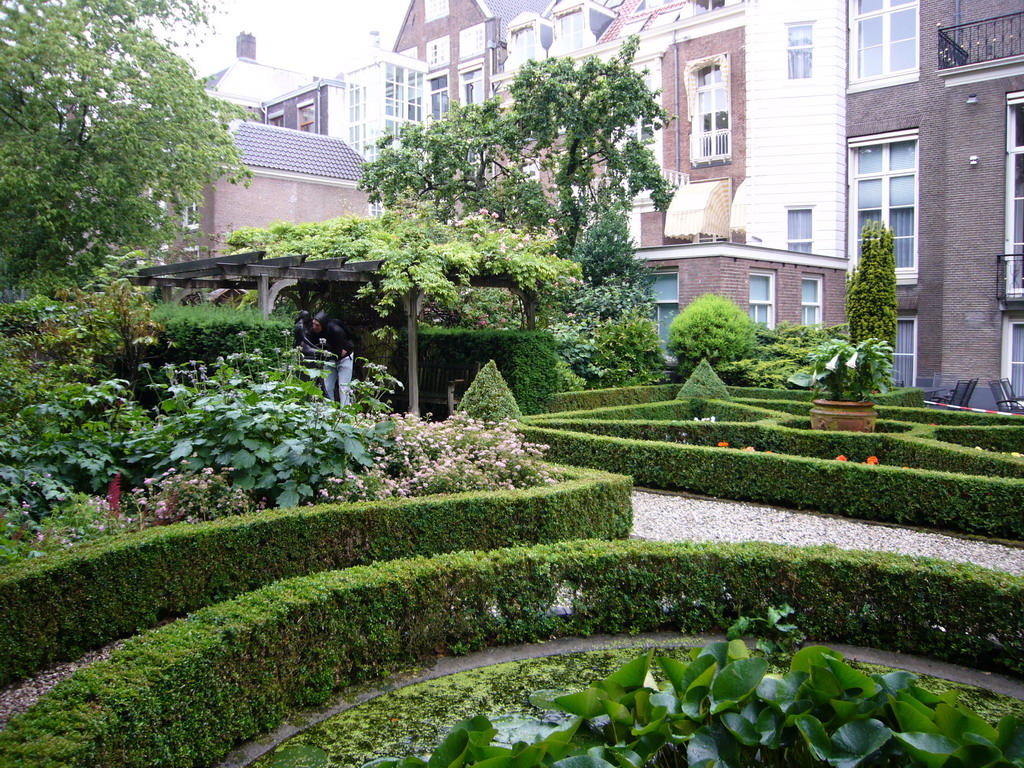 Garden of the Herengracht 522 building