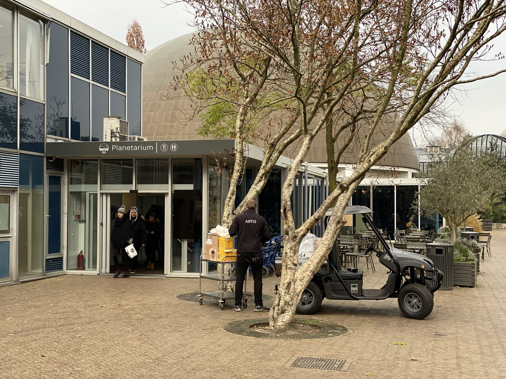 Front of the Planetarium at the Royal Artis Zoo