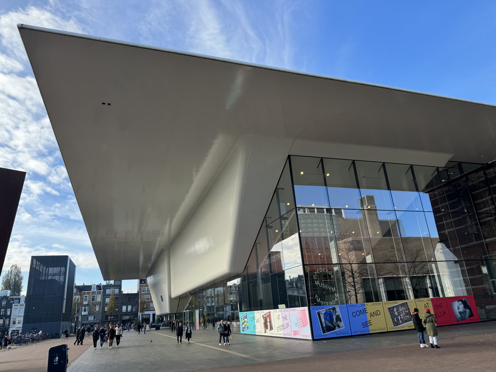 Front of the Stedelijk Museum at the Museumplein square