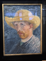 Self-Portrait by Vincent van Gogh at the first floor of the Van Gogh Museum