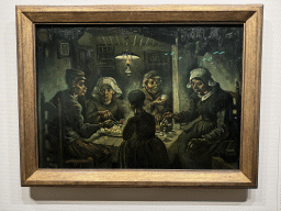 Painting `The Potato Eaters` by Vincent van Gogh at the second floor of the Van Gogh Museum
