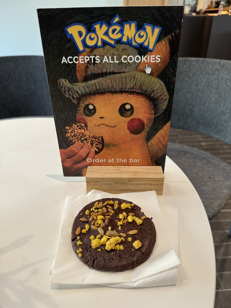 Cookie at the café at the ground floor of the Van Gogh Museum