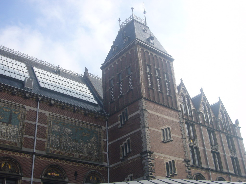 The southeast side of the Rijksmuseum