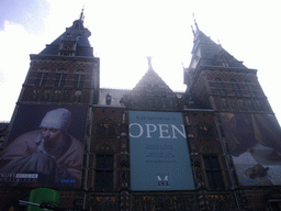 The back side of the Rijksmuseum