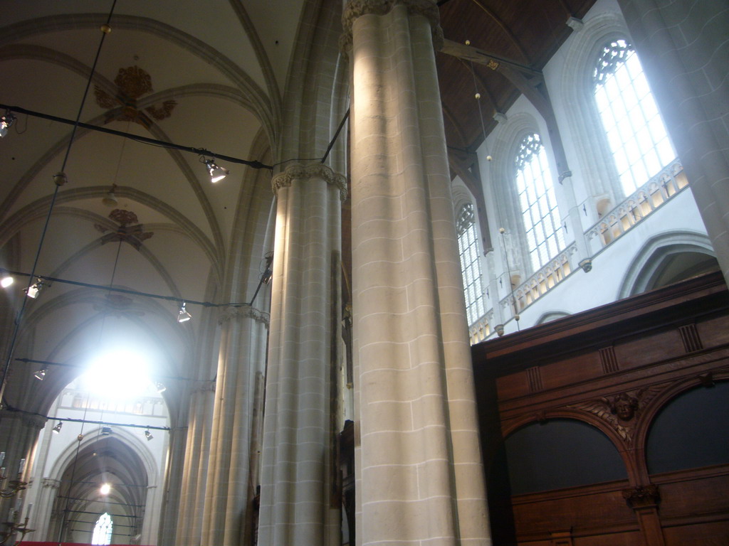 The nave of the Nieuwe Kerk church
