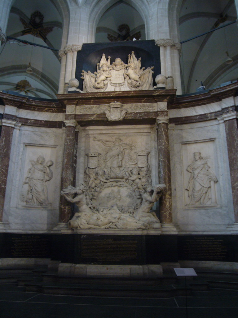 Grave monument of Michiel de Ruyter, in the Nieuwe Kerk church