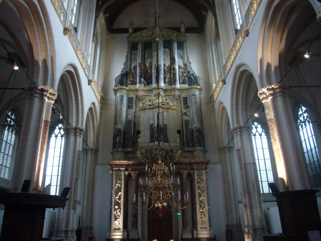 The organ of the Nieuwe Kerk church