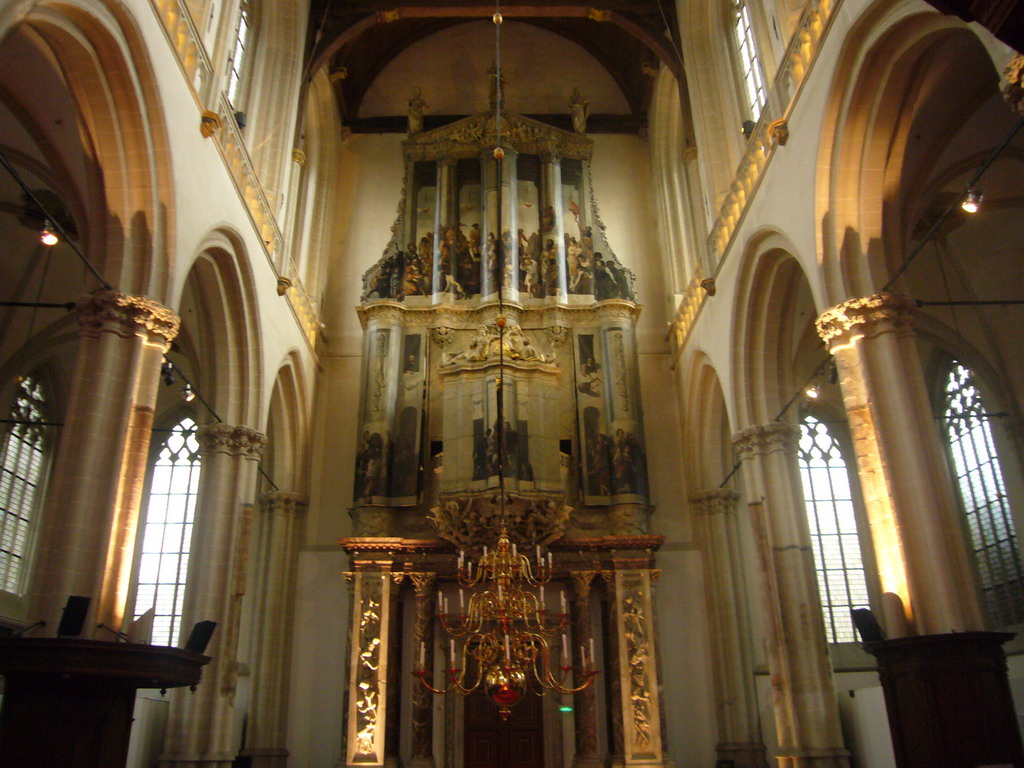 The organ of the Nieuwe Kerk church