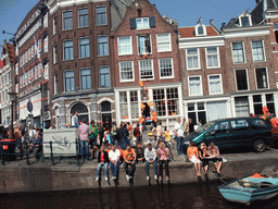 Houses at the Prinsengracht canal