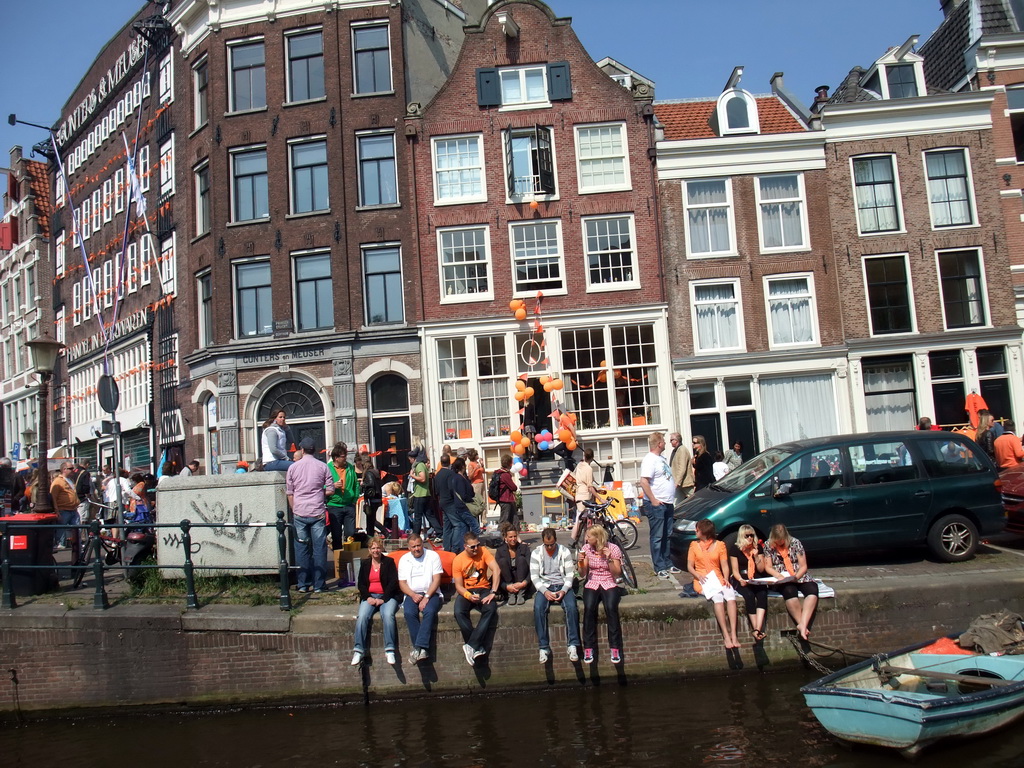 Houses at the Prinsengracht canal