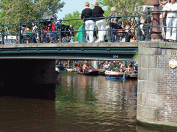 The Egelantiersgracht canal, with the bridge at the crossing of the Prinsengracht canal