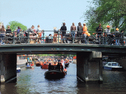 The Prinsengracht canal, with the bridges at the crossings of the Berenstraat and Reestraat streets