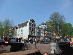 Bridges at the crossing of the Prinsengracht canal and Leidsegracht canal