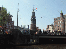 The Munttoren tower at the Muntplein square